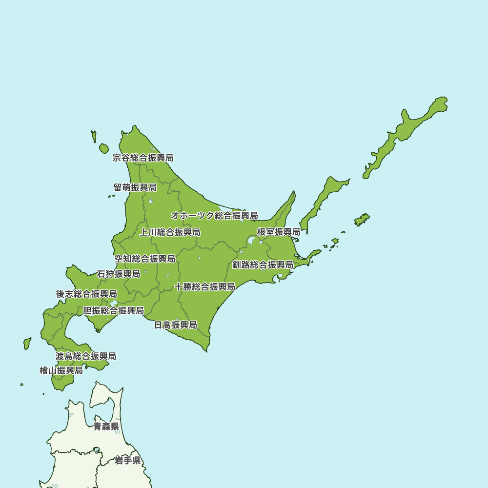北海道のGoogleMap