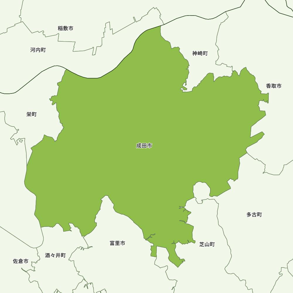成田市のGoogleMap