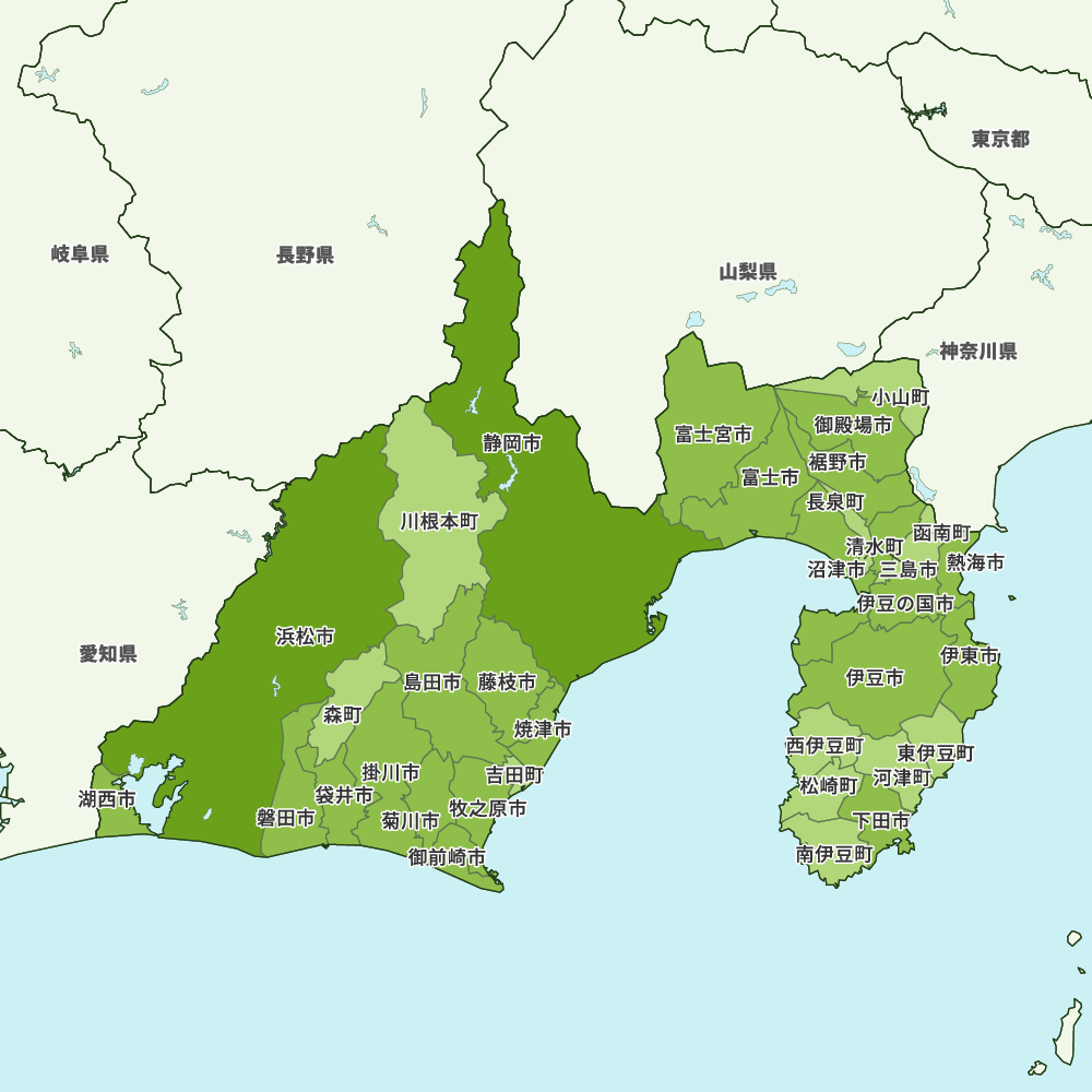 静岡県のGoogleMap