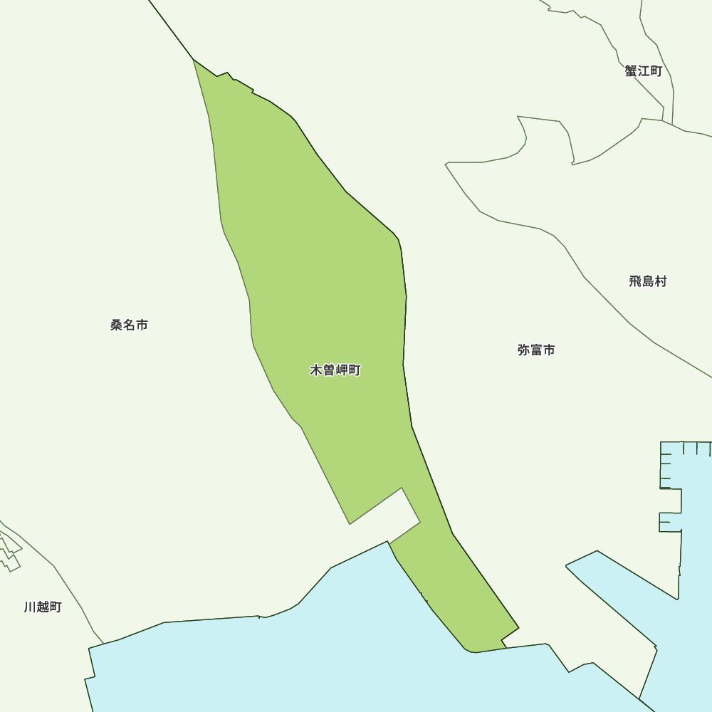 木曽岬町のGoogleMap