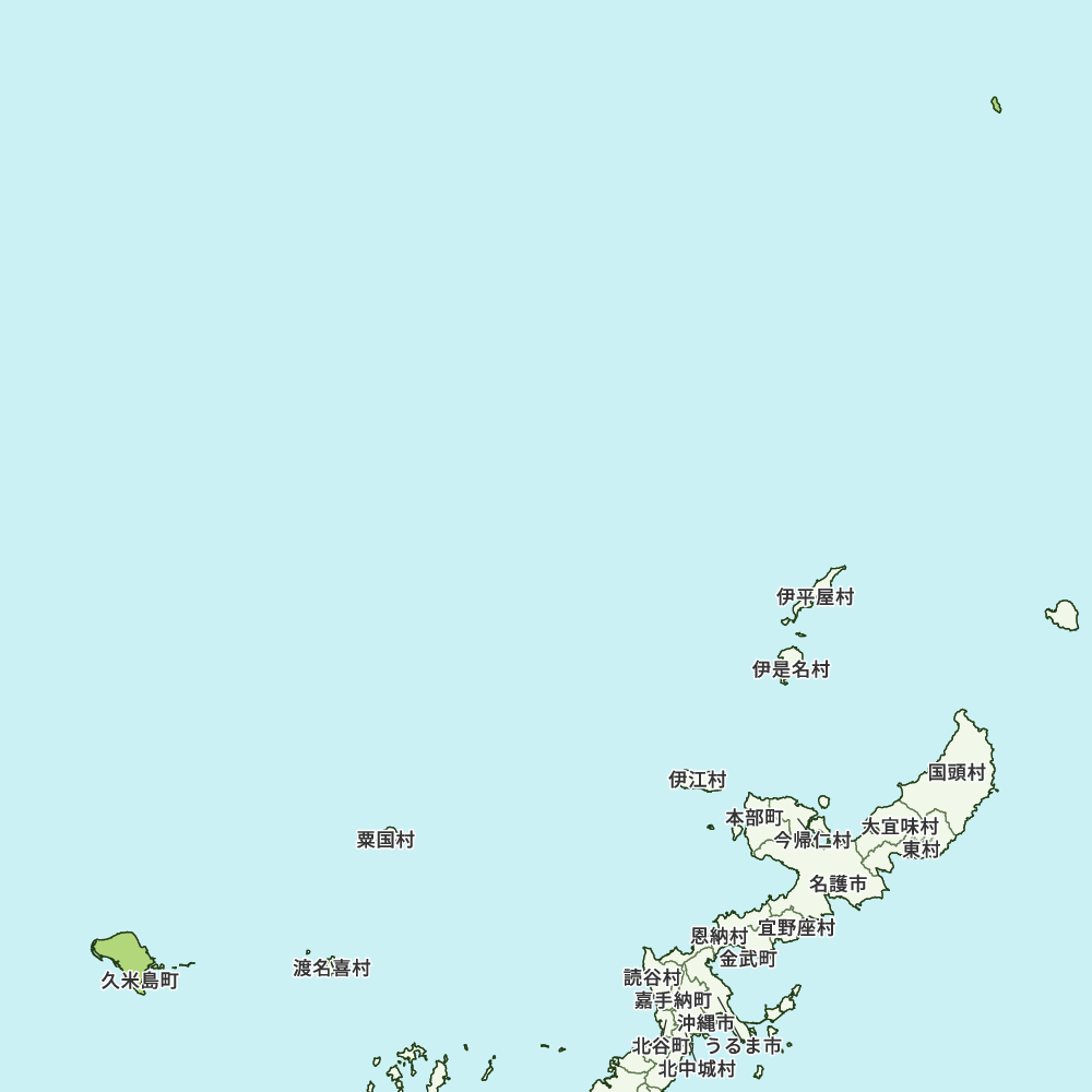 久米島町のGoogleMap