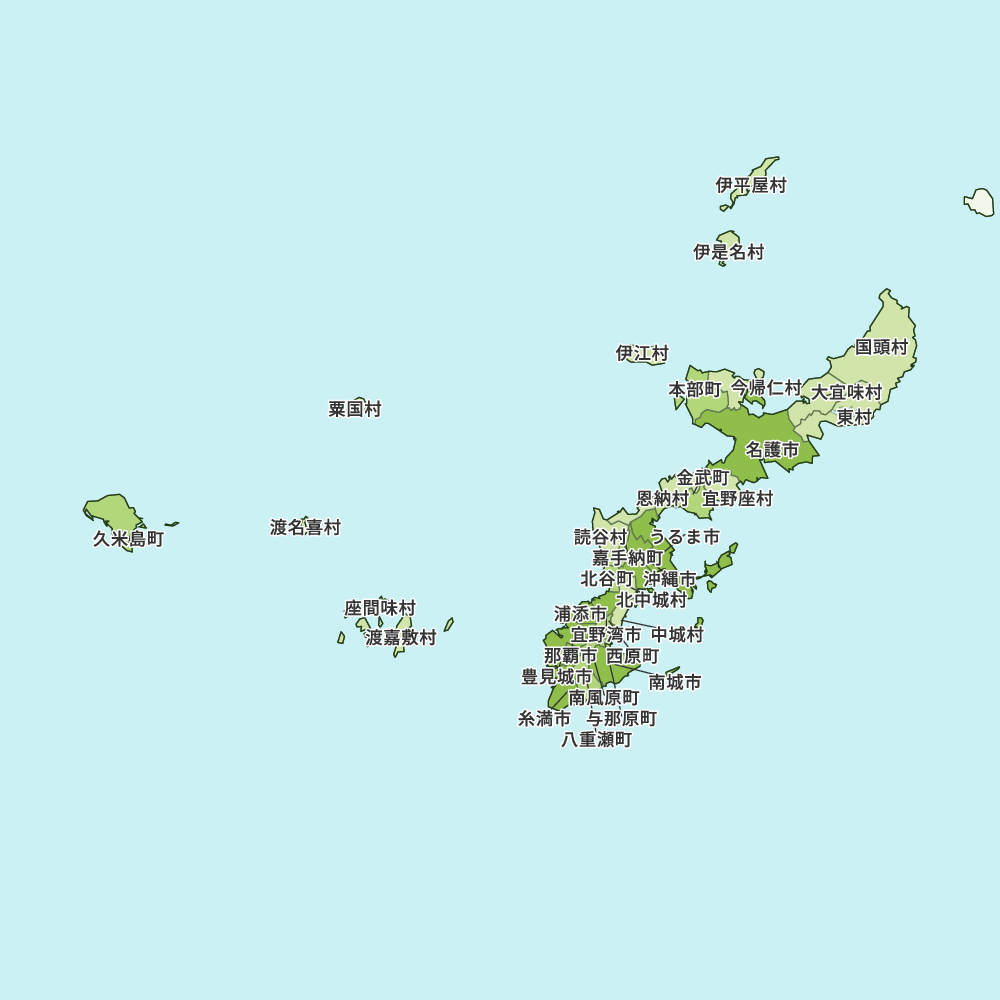 沖縄県のGoogleMap